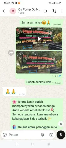 Testimonial Papan Bunga pondok indah